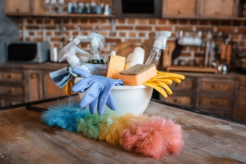 Lybora Cleaning team at work